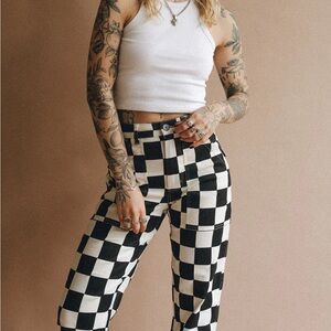 304 Service Fatigue Pants in Checkerboard